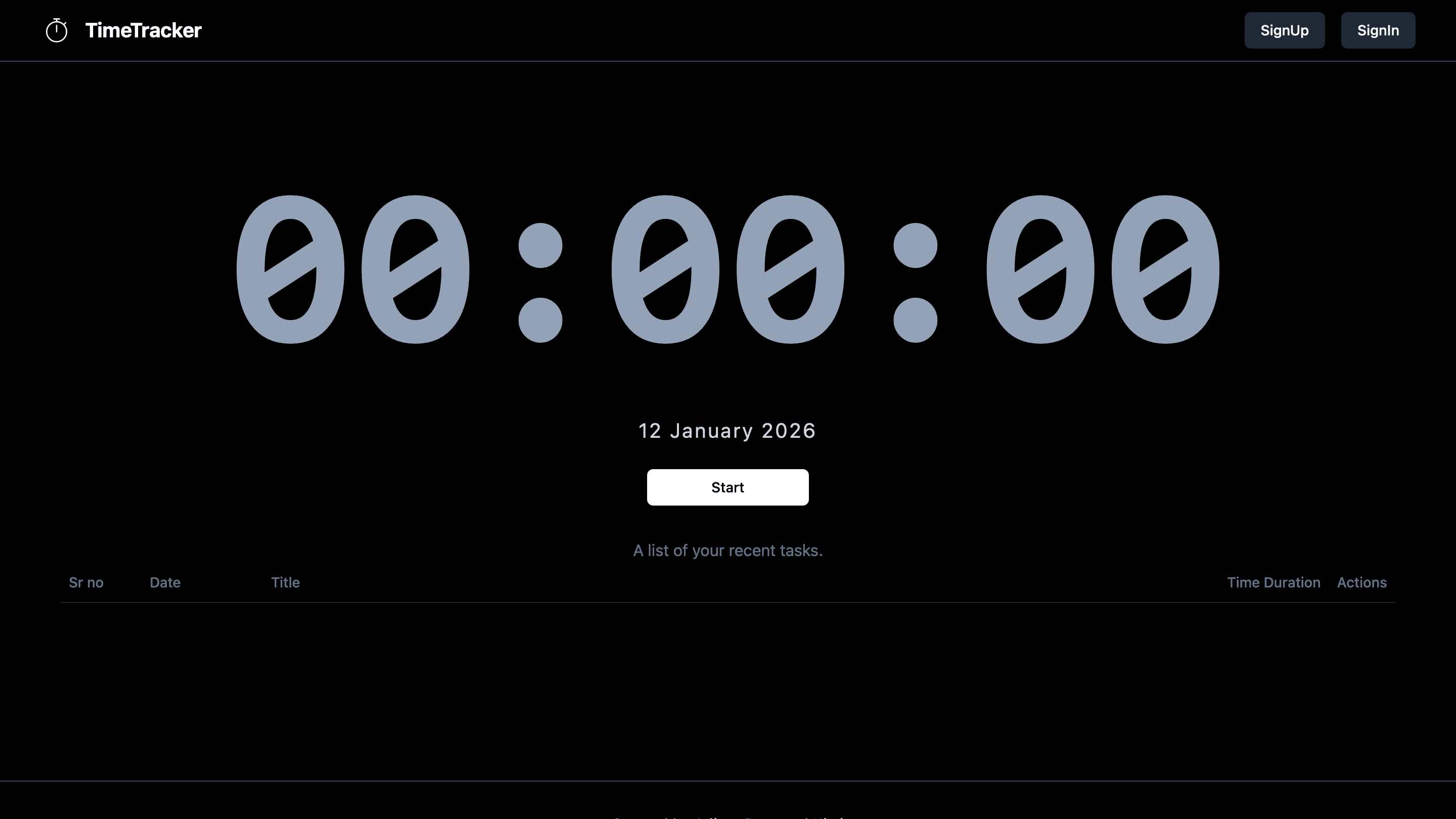 Time Tracker